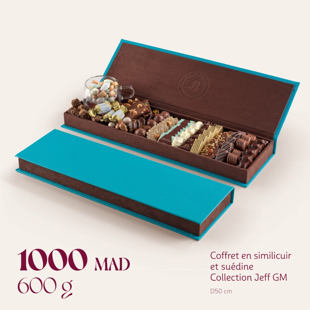 Coffret en similicuir et suédine Collection Jeff